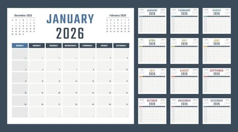 Calendar Graphic Designing - App Development Company