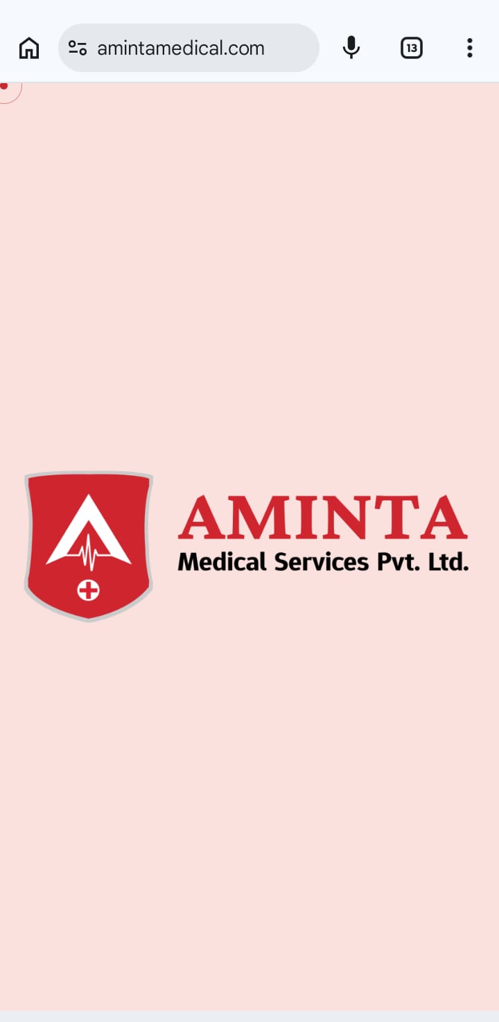Landing Page Aminta Medical Services