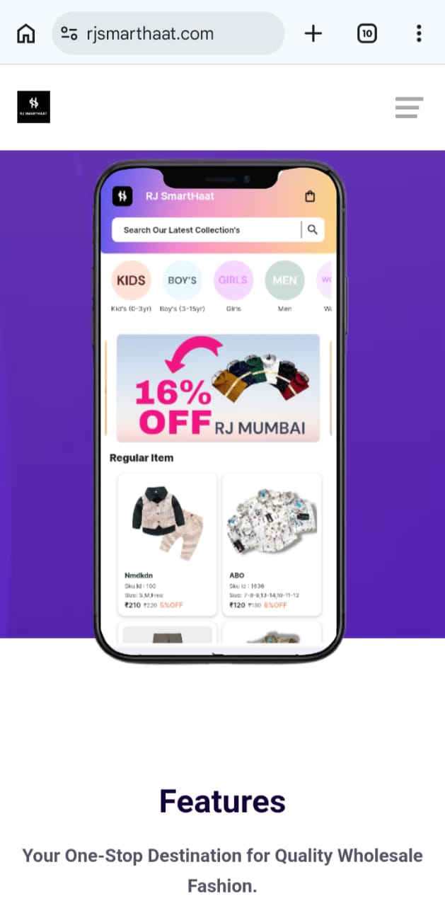 RJ Smart Haat - App Development Company