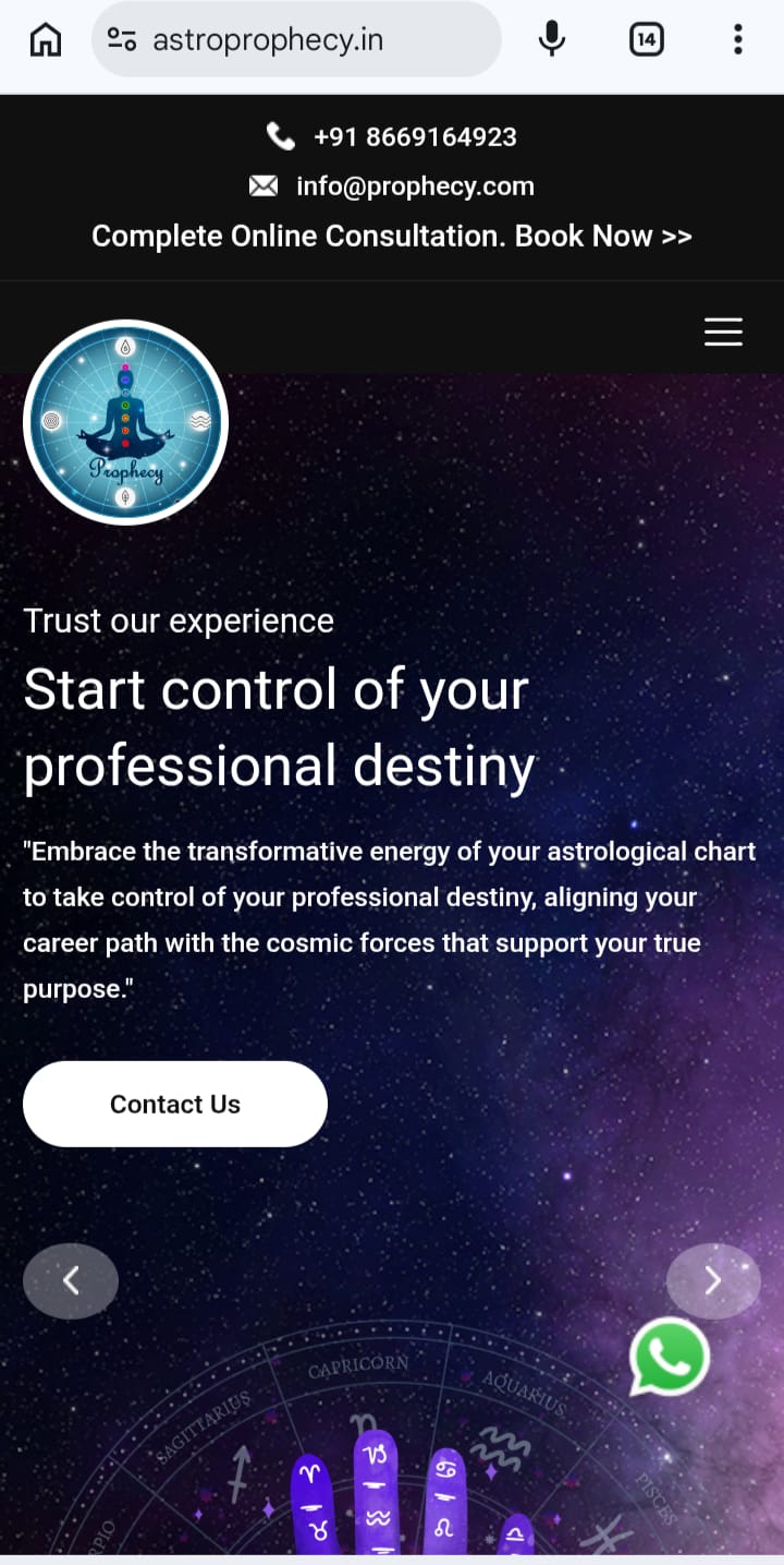 Website Development Astroprophecy